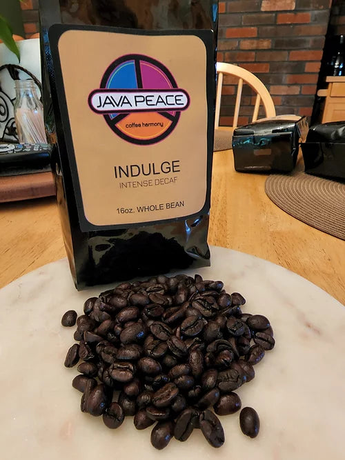 INDULGE DECAF BLEND 16oz. WHOLE BEAN or GROUND