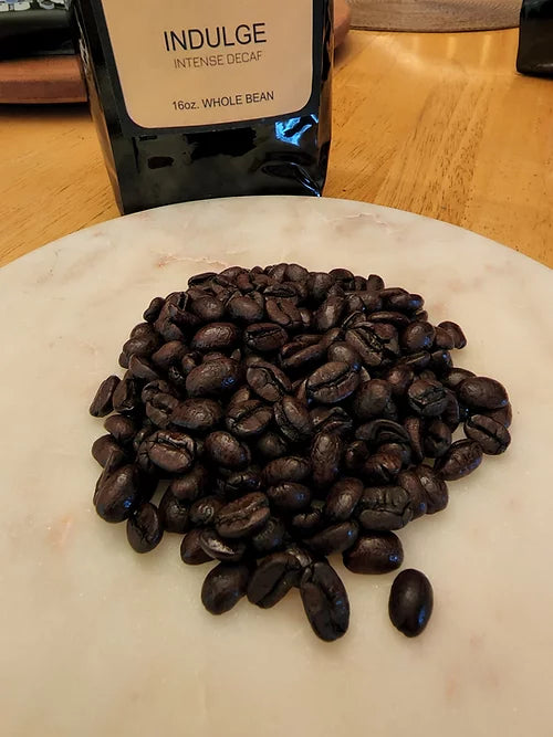 INDULGE DECAF BLEND 16oz. WHOLE BEAN or GROUND